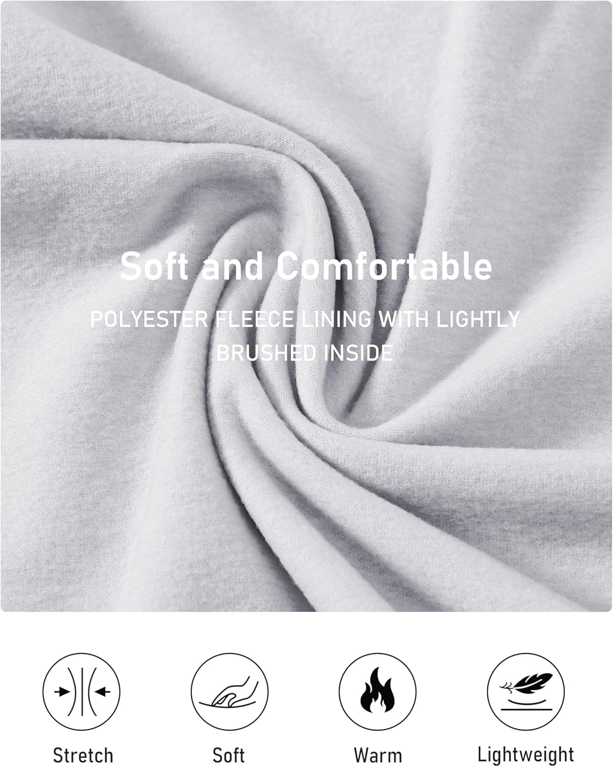 AIRIKE Long Sleeve Golf Polo Shirts for Women Stand Up Collar Thermal Fleece Womens Tank Top - Image 5