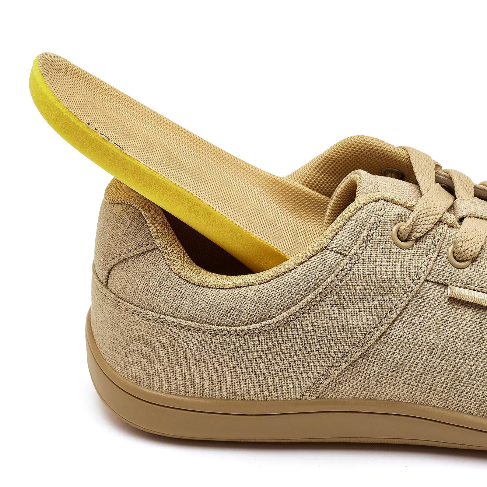 HOBIBEAR Zapatillas de Lona Unisex Zapatos Descalzos Anchos para Hombre Zapatillas de Moda para Mujer Zapatos Casuales clásicos Suela Zero Drop