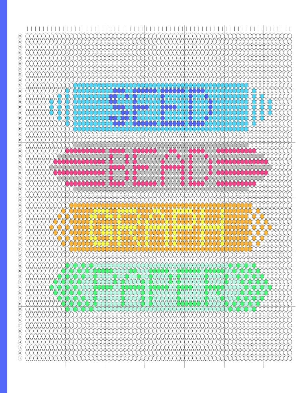 Buy Seed Bead Graph Paper beading grid paper for designing your own beadwork patterns Online at