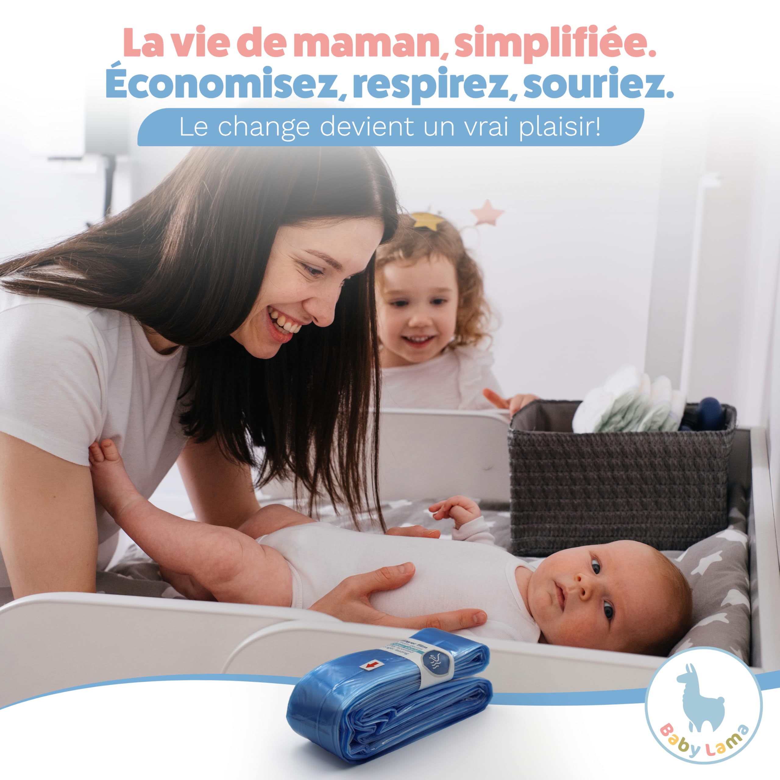 Recharges Universelles pour Poubelle à Couches – Compatibles avec Recharge Poubelle à Couche Tommee Tippee et Angelcare – Sac Poubelle Couche Antiodeur, Hygiénique et Économique (20)