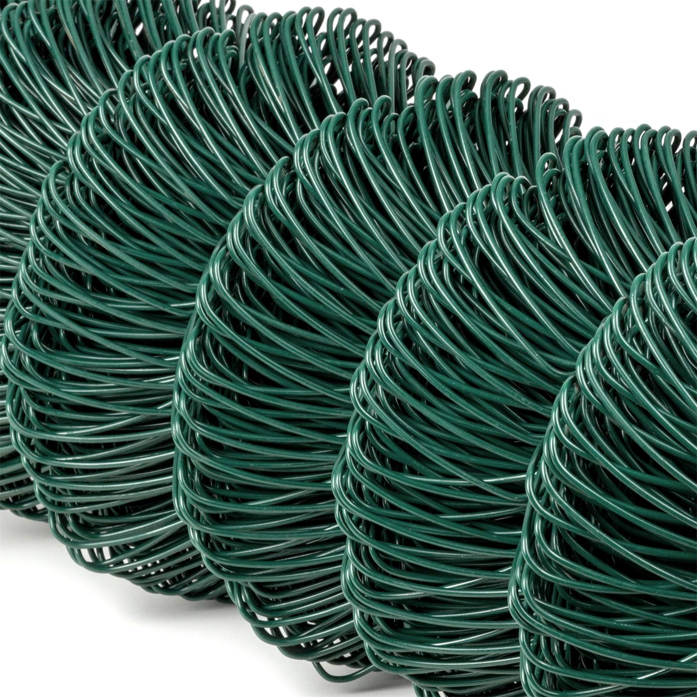 VOSS.farming Rete romboidale Metallica, 25 m di Lunghezza, 100 cm di Altezza - 60 x 60 x 2,5 mm, Verde, zincata e plastificata