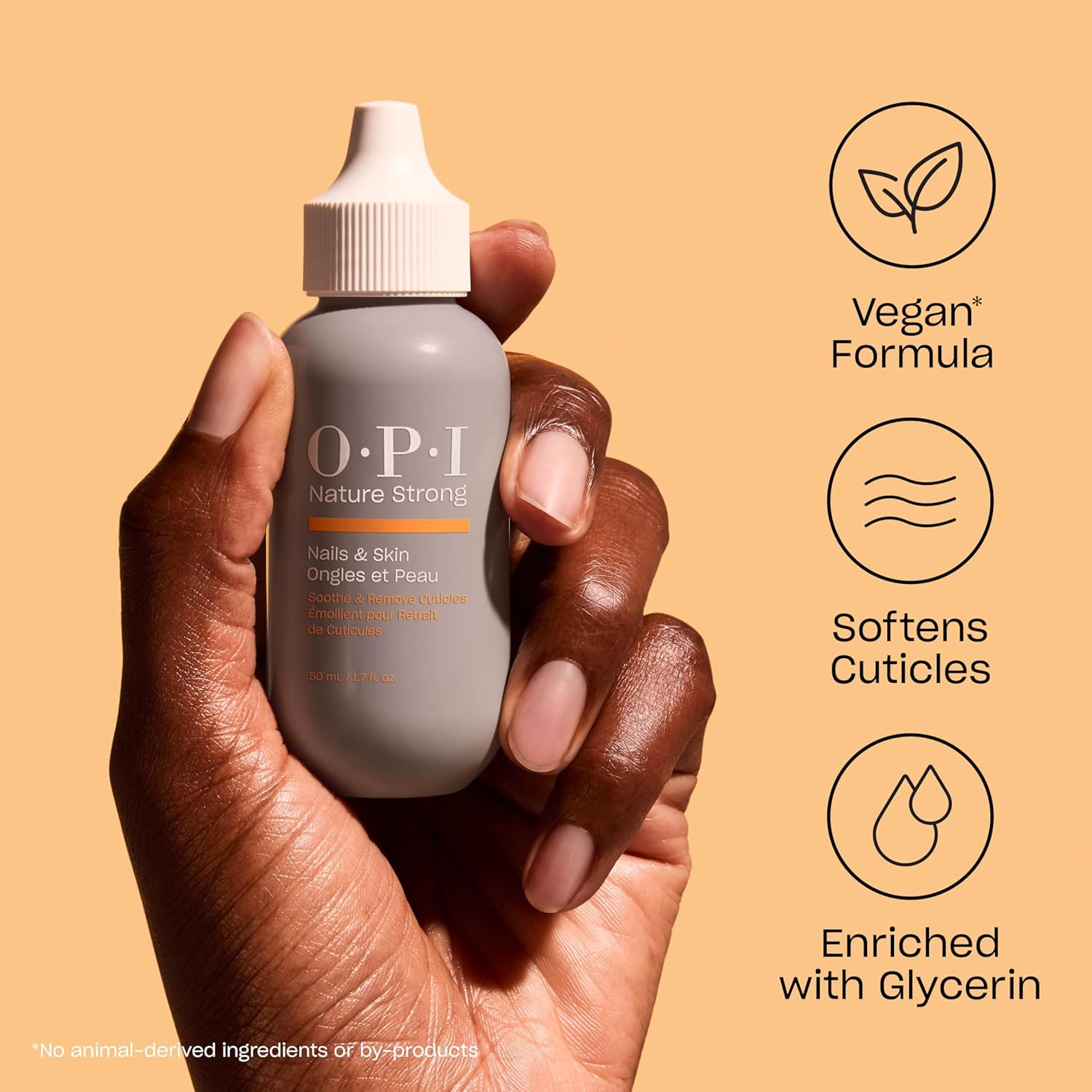 OPI Nature Strong Nails & Skin – Moisturizing Cuticle Care & Removal Treatments | Hydrating for Dry Cuticles, Nails and Skin | Enriched with Smoothing Emollients & Natural Ingredients | Vegan - Image 3