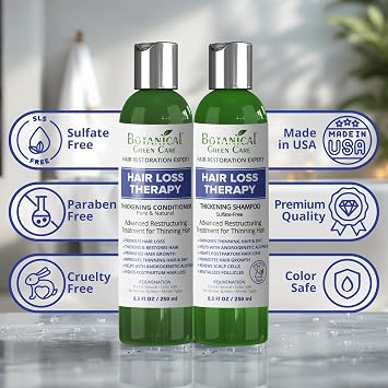 Hair Growth Shampoo + Conditioner Set Thickening Duo, SulfateFree
