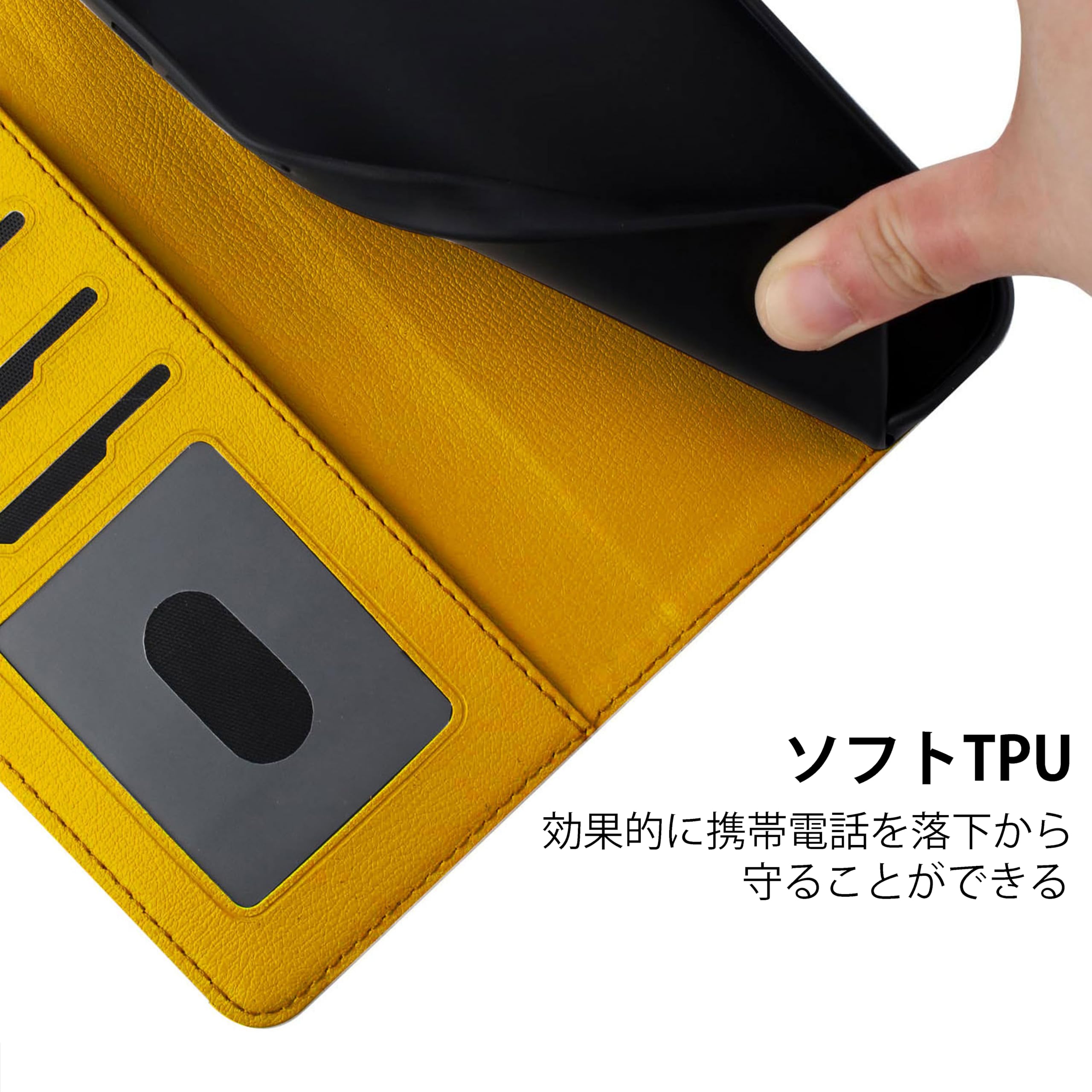 Amazon.co.jp: FALUWONRU アイホン17e ケース 手帳型 高級本革レザー
