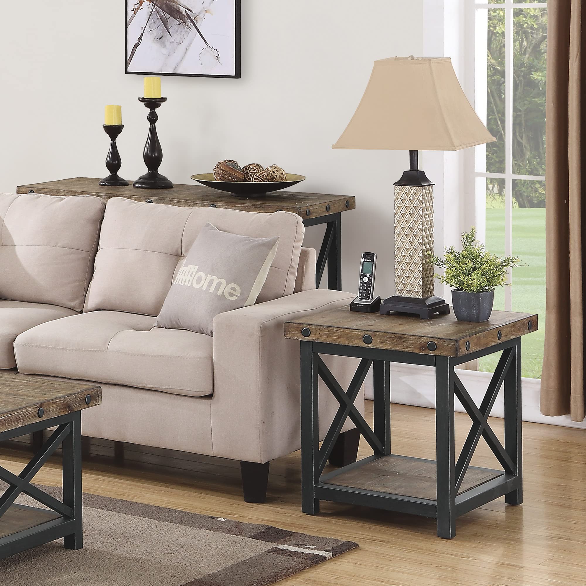 Snapklik.com : Homestyles Carpenter End Table