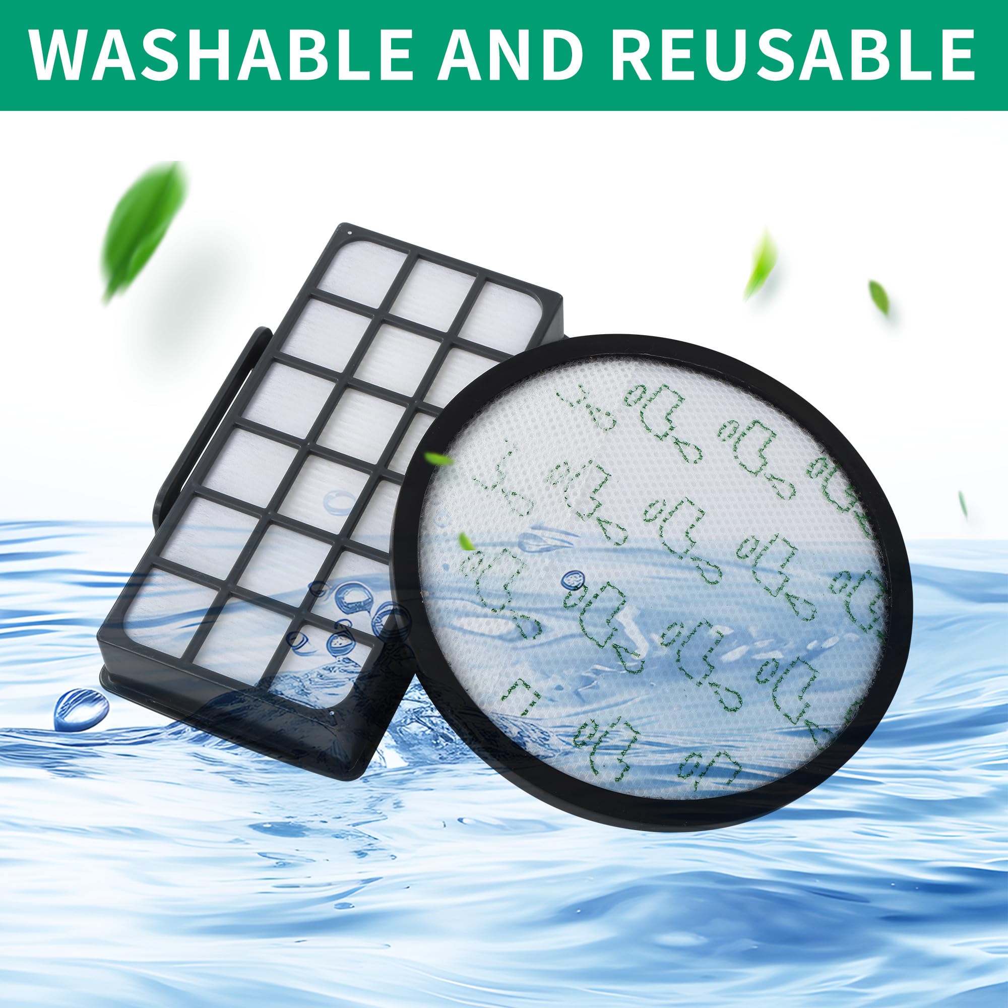 Lote De 4 Filtros Para Aspiradora Rowenta X-Trem Power - Recambios Compatibles Con Modelos RO69xx Y RO72xx, Alta Filtración HEPA