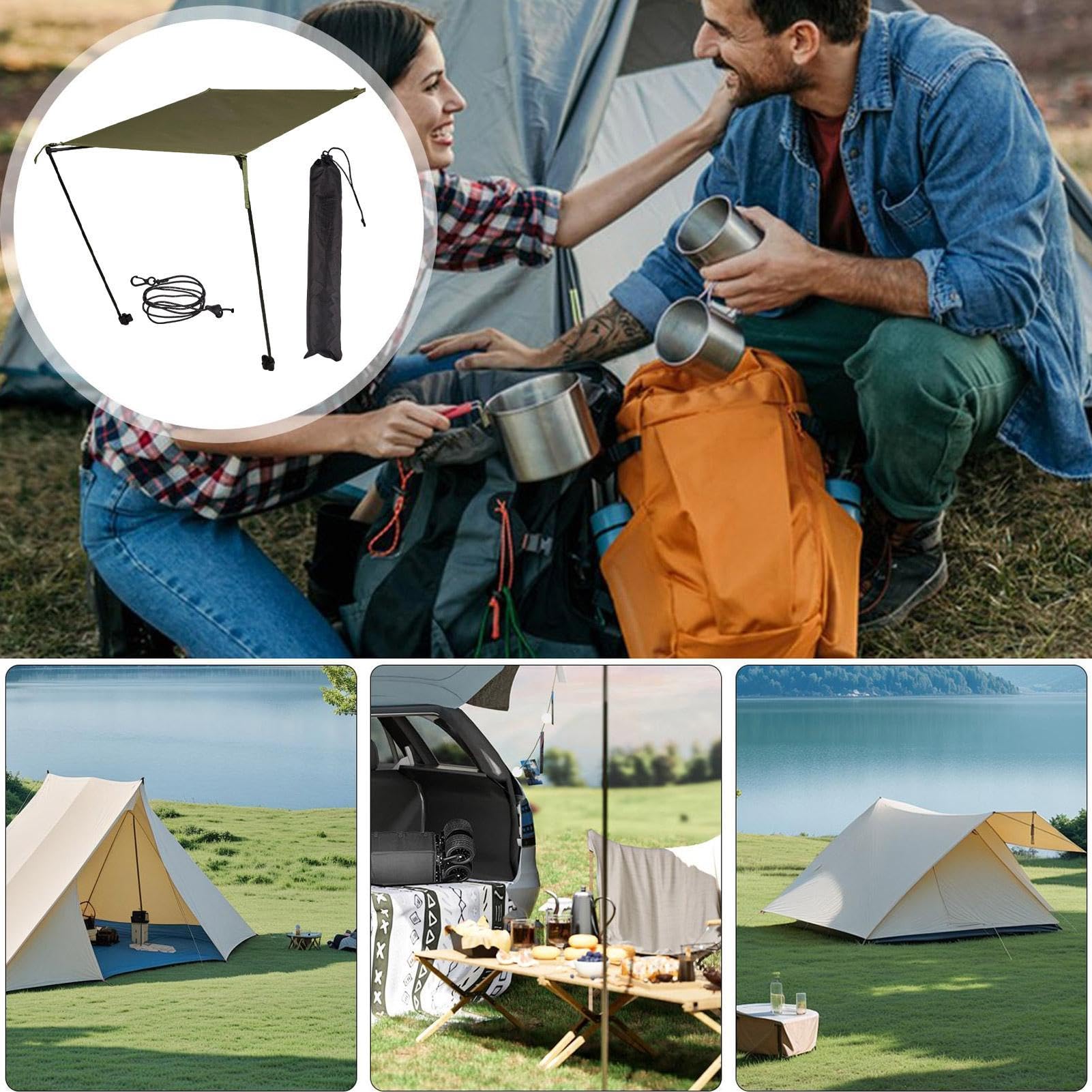 Ombrellone per sedia con morsetto regolabile, portatile, da spiaggia | da viaggio, retrattile, tenda leggera da terrazza, accessorio da spiaggia per campeggio, pesca, escursionismo, viaggi, picnic