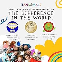 Vista 6 de Randimals Plush Toy Stuffed Animal Mix - Giraffe & Turtle Hybrid Stuffed Animals for Girls & Boys - Huggable & Soft Animal Characters Cute Plushies