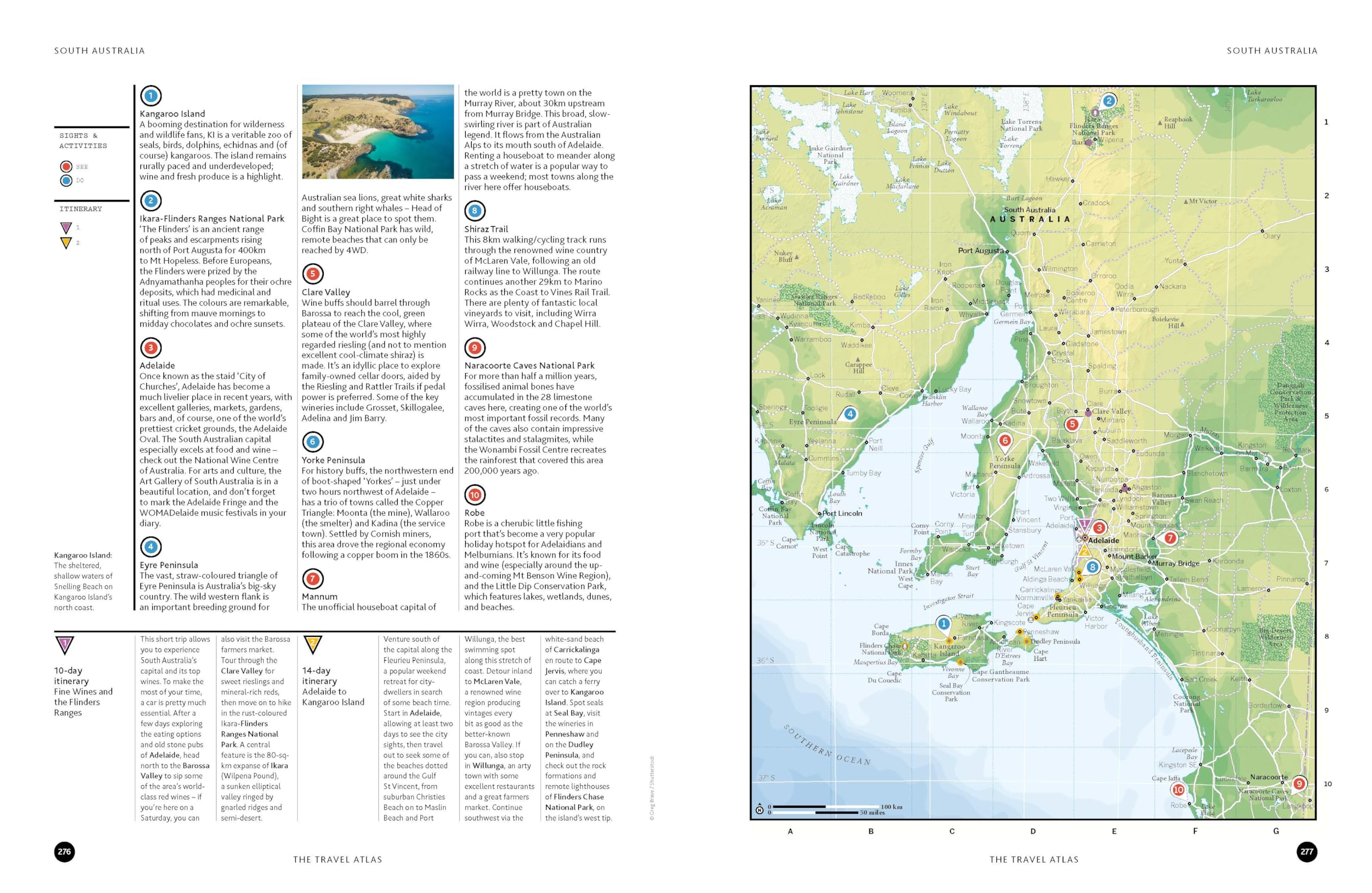 The Travel Atlas 1ed -anglais-: 205 Comprehensive Maps for Every Country on Earth | Itineraries from 2 Days to 2 Weeks | Trip Planning Tools & Recommended Activities