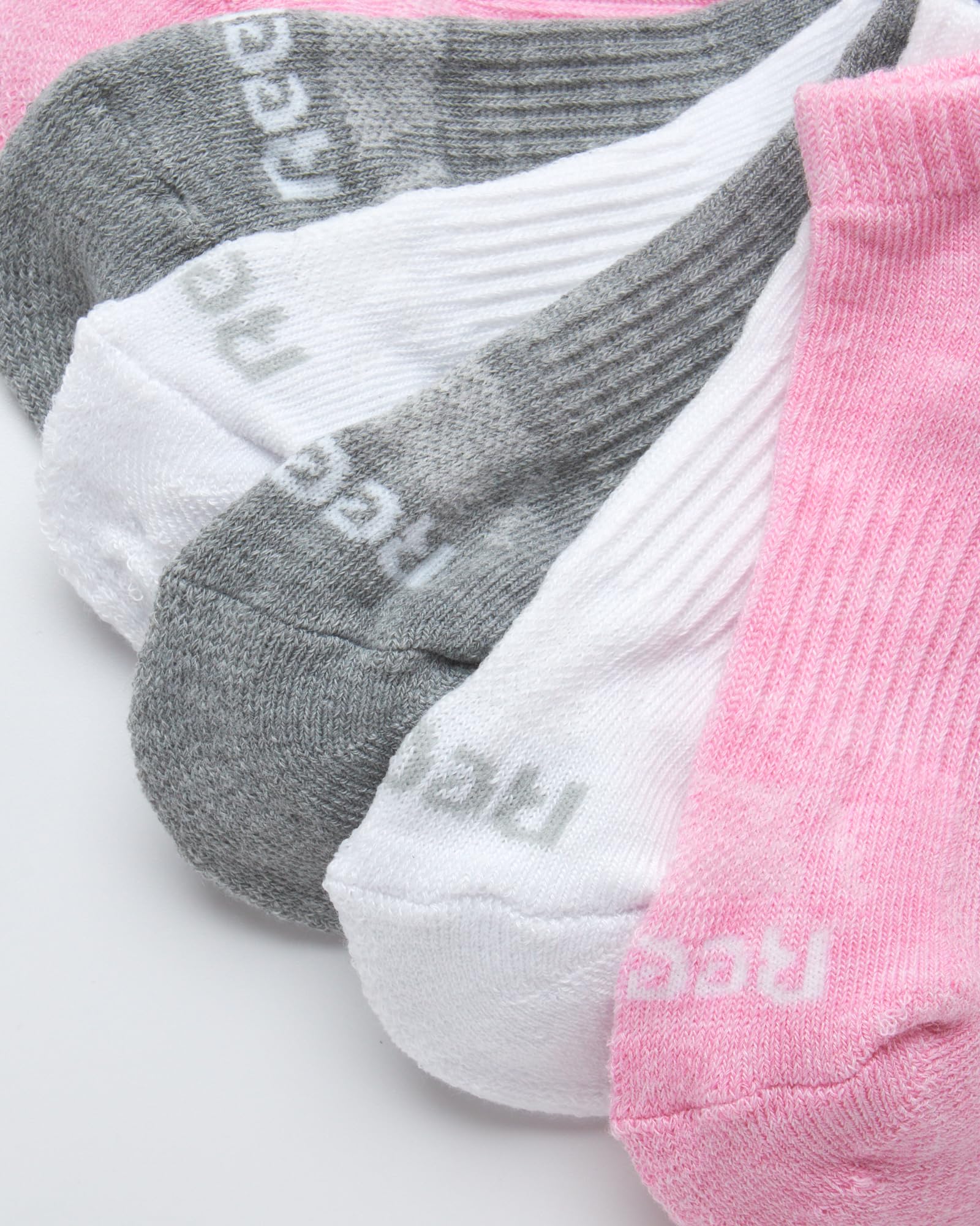 Reebok Niedrig geschnittene Socken für Mädchen, 6 Stück, leistungsstark, niedrig geschnitten, keine Show Socken für Mädchen – Sportsocken für Mädchen