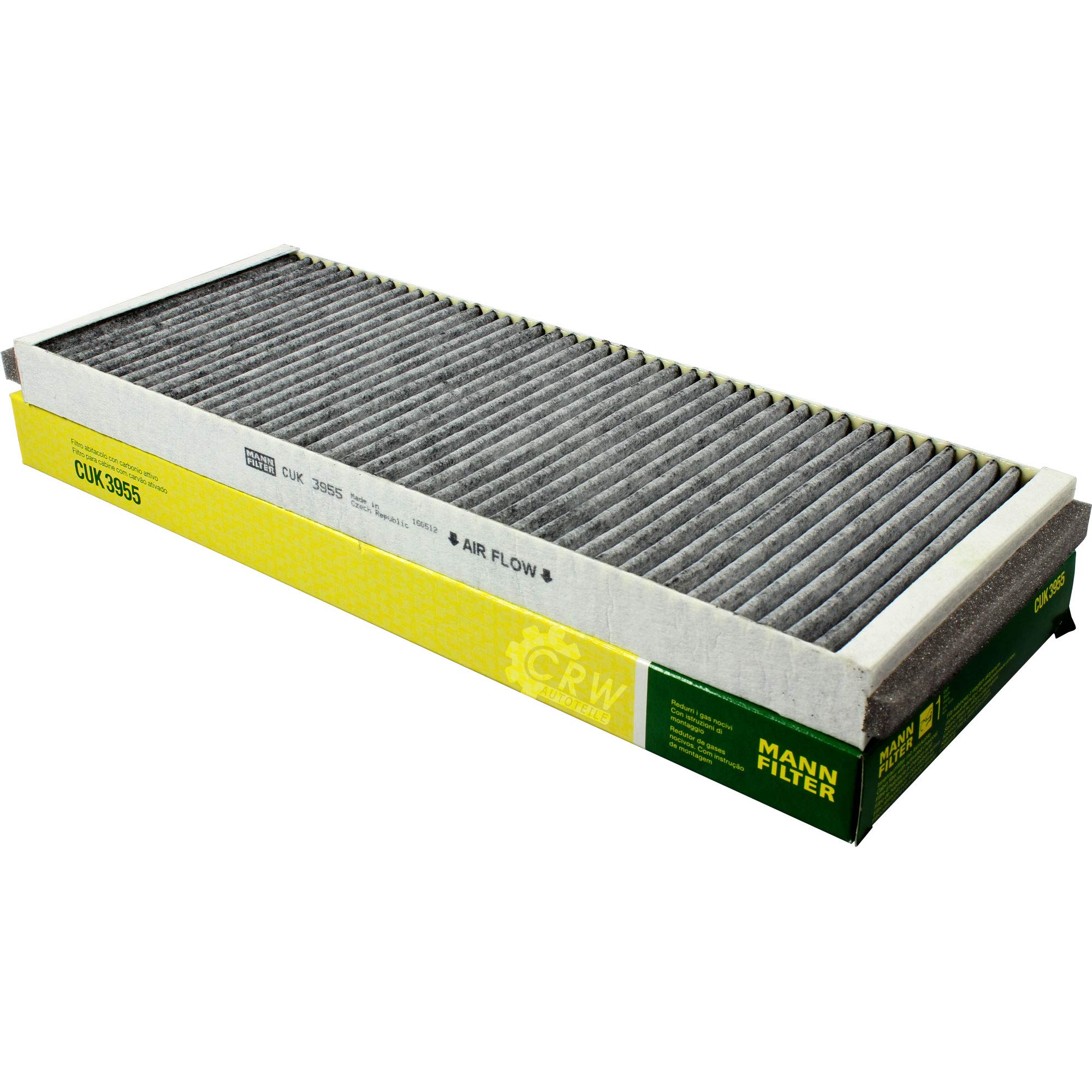 Paquete de inspección Kit de mantenimiento de filtros con filtro de aceite W 940/44, filtro de aire C 26 168, filtro de cabina CUK 3955, tornillo de cierre