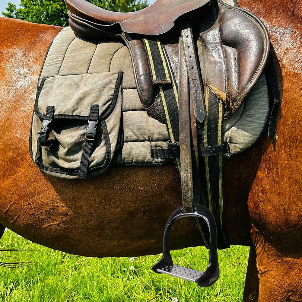 Staffe per Equitazione, Staffa di Sicurezza in Acciaio Inossidabile per Alleviare Il Dolore allo Stress alla Caviglia per Il Ginocchio per Sella Equestre