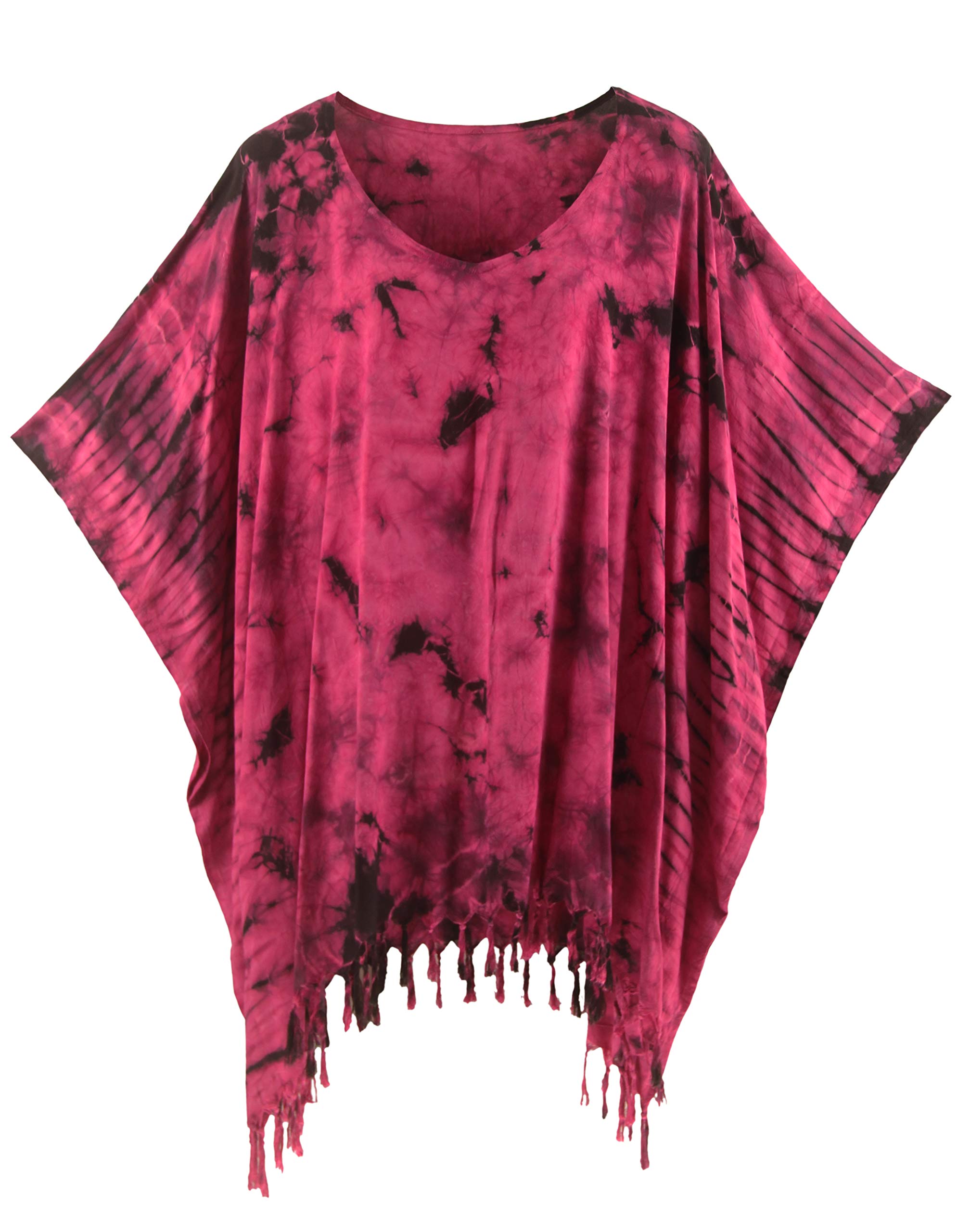 Beautybatik Tunique bohème hippie pour femme - Grande taille - 46 à 54