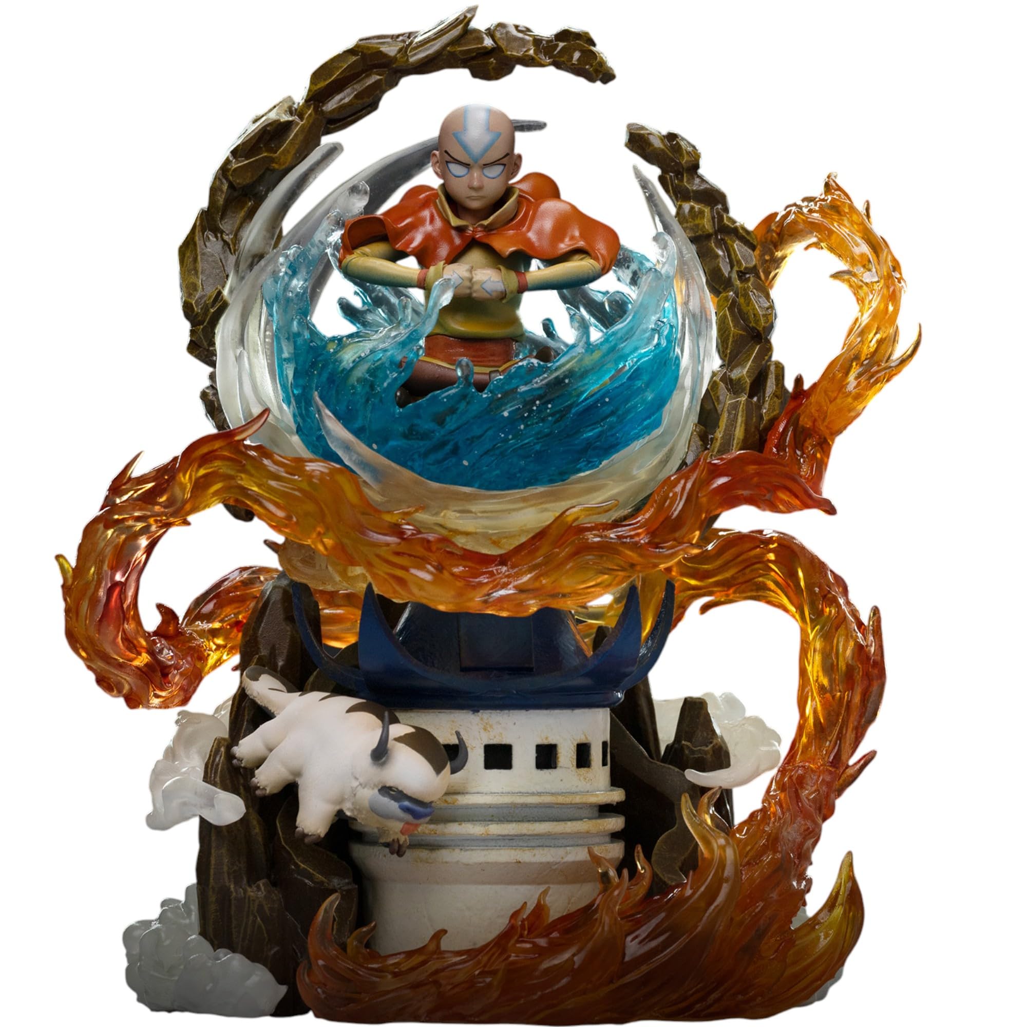 Iron Studios Statua da collezione Art Scale 1/10 Aang Avatar: la leggenda di Aang Polystone resina multicolore 21,1 cm