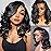 IUPin 44 Bob Wig Human Hair Body Wave Lace Front Wigs Human Hair for Women HD Lace Closure Wigs Glueless Human Hair Pre Plucked 200 Density Natural Hairline Short Bob Wigs Human Hair 16 inch