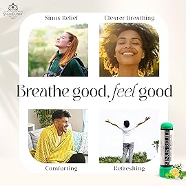 SniffElixir Nasal Inhaler for Sinus Relief, Made with Organic Essential Oils - Aromatherapy Stick with Peppermint & Tea Tree for Stuffy Nose & Congestion