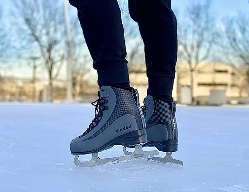 Miniatura 9 de Riedell Skates - Patines de hielo para jóvenes, suaves recreativos para principiantes
