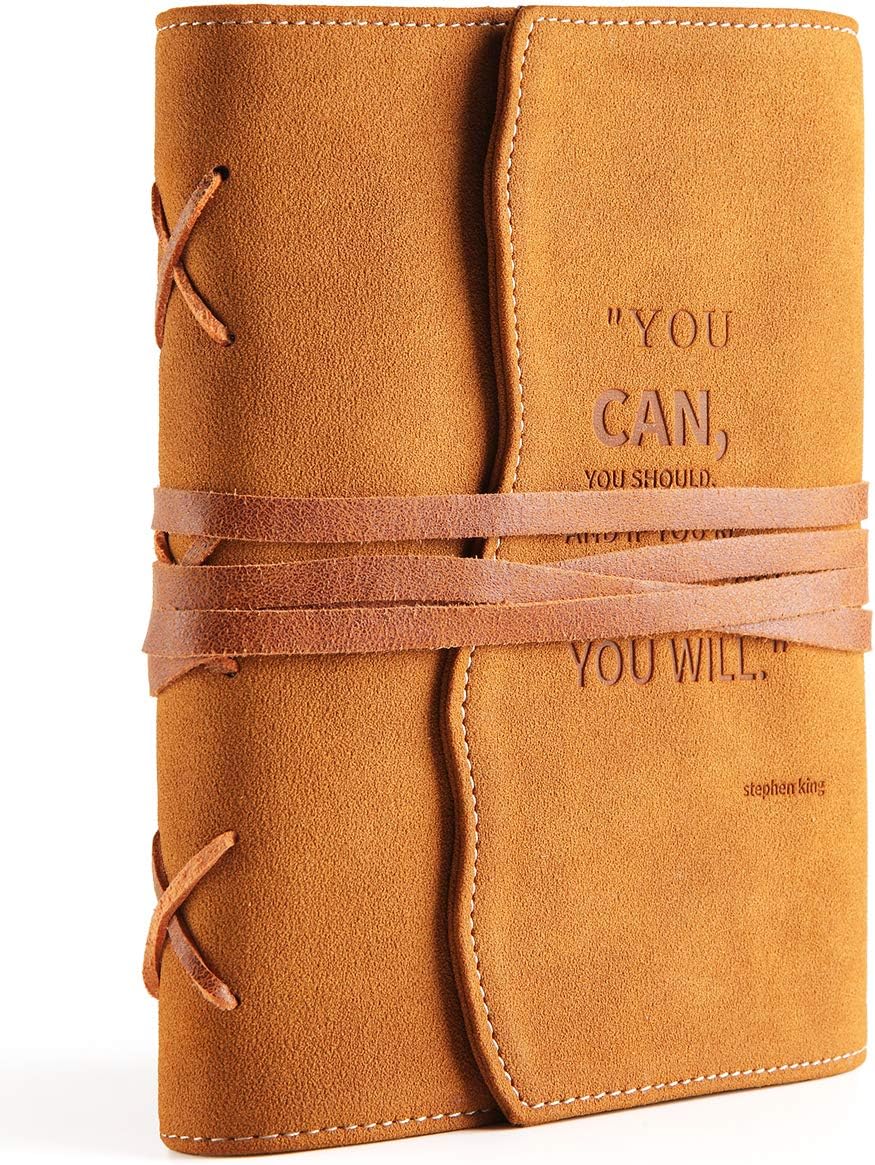 JOURNAL To Write In Refillable Personal Diary-Vintage Faux Leather Bound Writing Notebook for Men and Women,Lined Journal,Best Gift for Writers