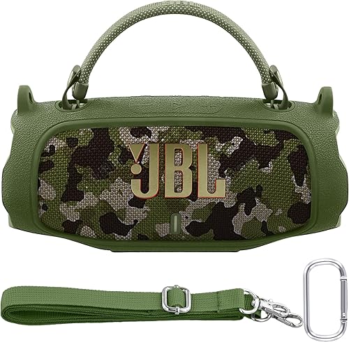 Miniatura 34 de Funda de silicona compatible con JBL Charge 5 portátil impermeable Bluetooth altavoz (funda de silicona negra) Negro cubierta,azul