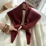 Écharpe triangulaire tricotée en laine pour femmes,Cashmere Châl Y2k Écharpe tête, légère chaleur de cou doux chaud pour les femmes