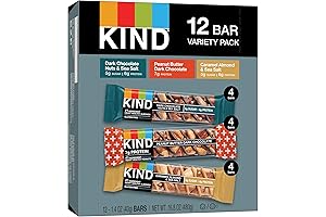 Nature Valley Pressed Kind Bars Pretzels, Dark Chocolate Nuts and Sea Salt,...