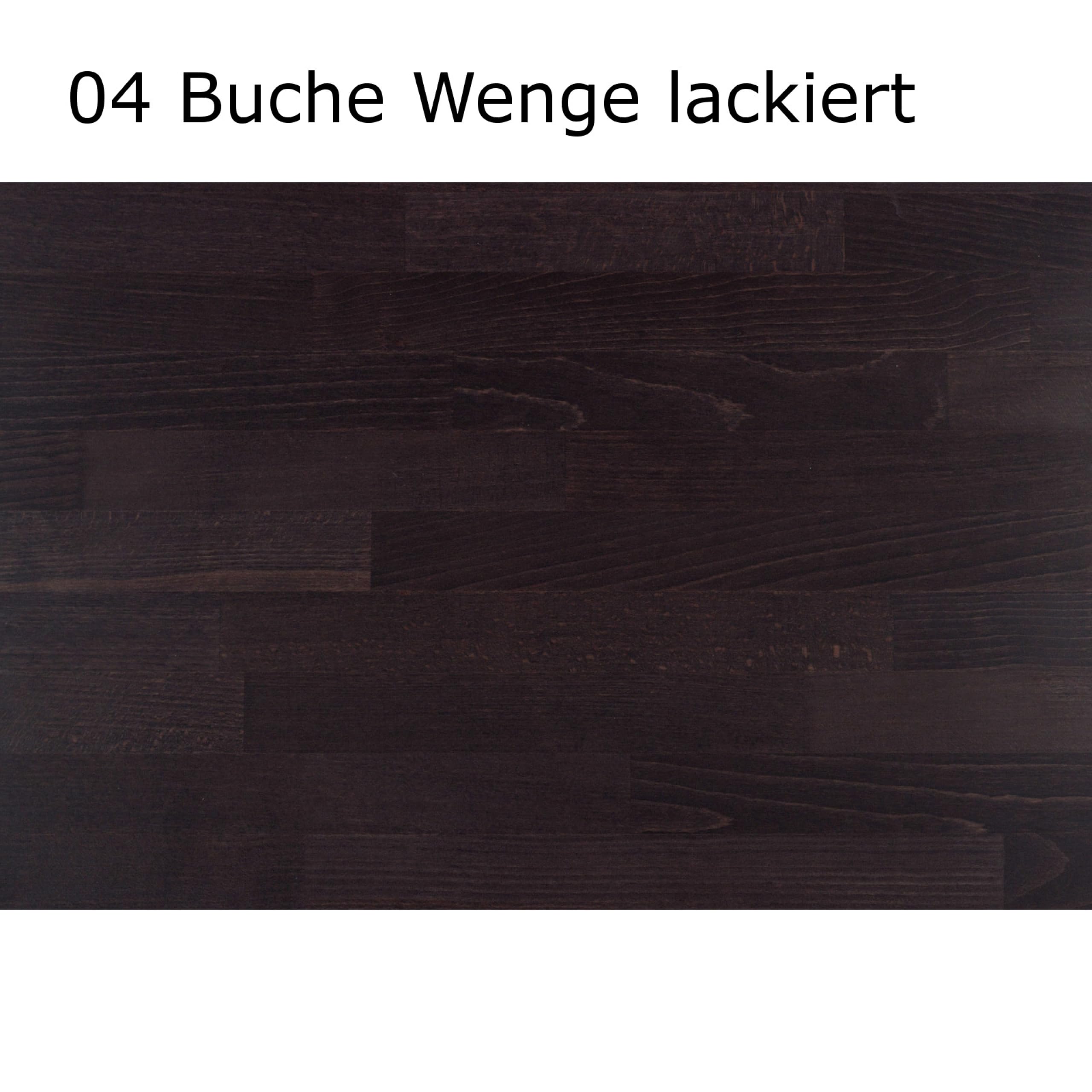 DICO 2er Stapelbett Massivholz mit Rollrost Größe 90x200 cm 01 Kernbuche geölt
