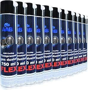 AABCOOLING Compressed Gas Duster 12 X 400ml - Computer