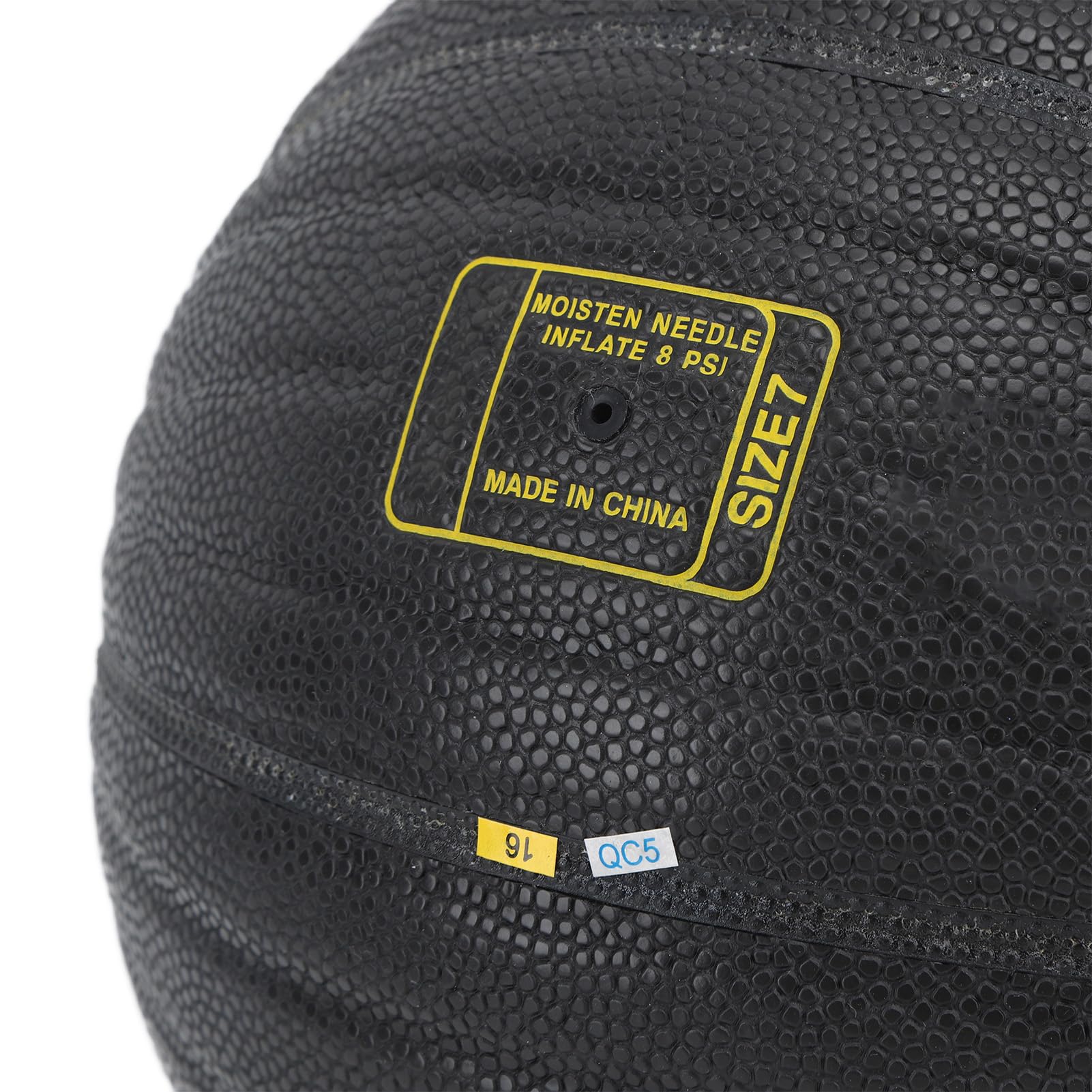 Acouto Piłka do Koszykówki z Obciążeniem PU Well Rozmiar 7 Trener Koszykówka dla Mężczyzn Kobiety Żółte Słowo 3kg 2 8lb odporność Bardzo Przestarzała Trening z Obciążeniem BasketballTraining