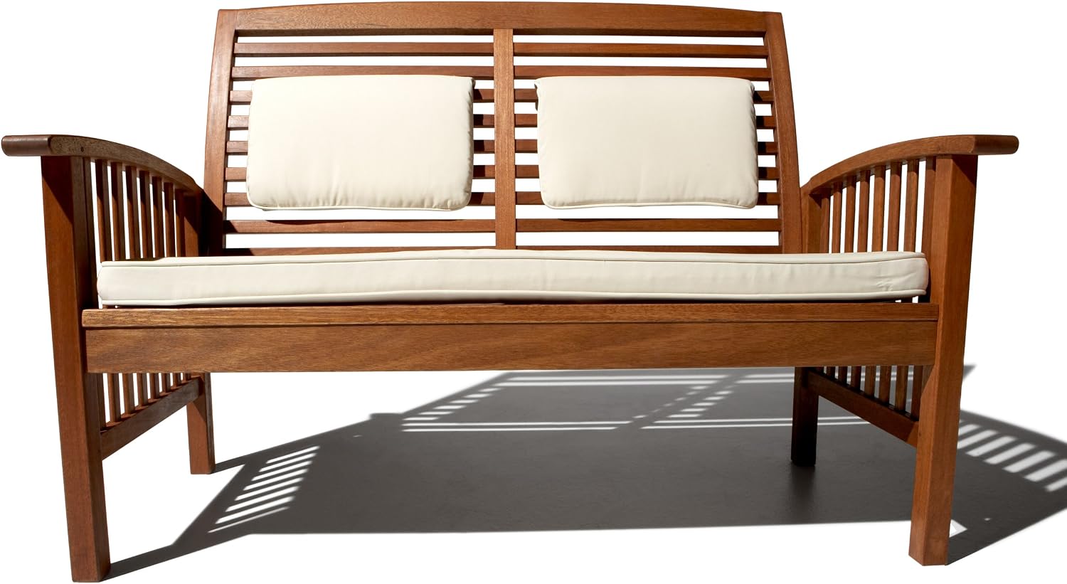 Strathwood Gibranta All-Weather Hardwood 2-Seater Bench