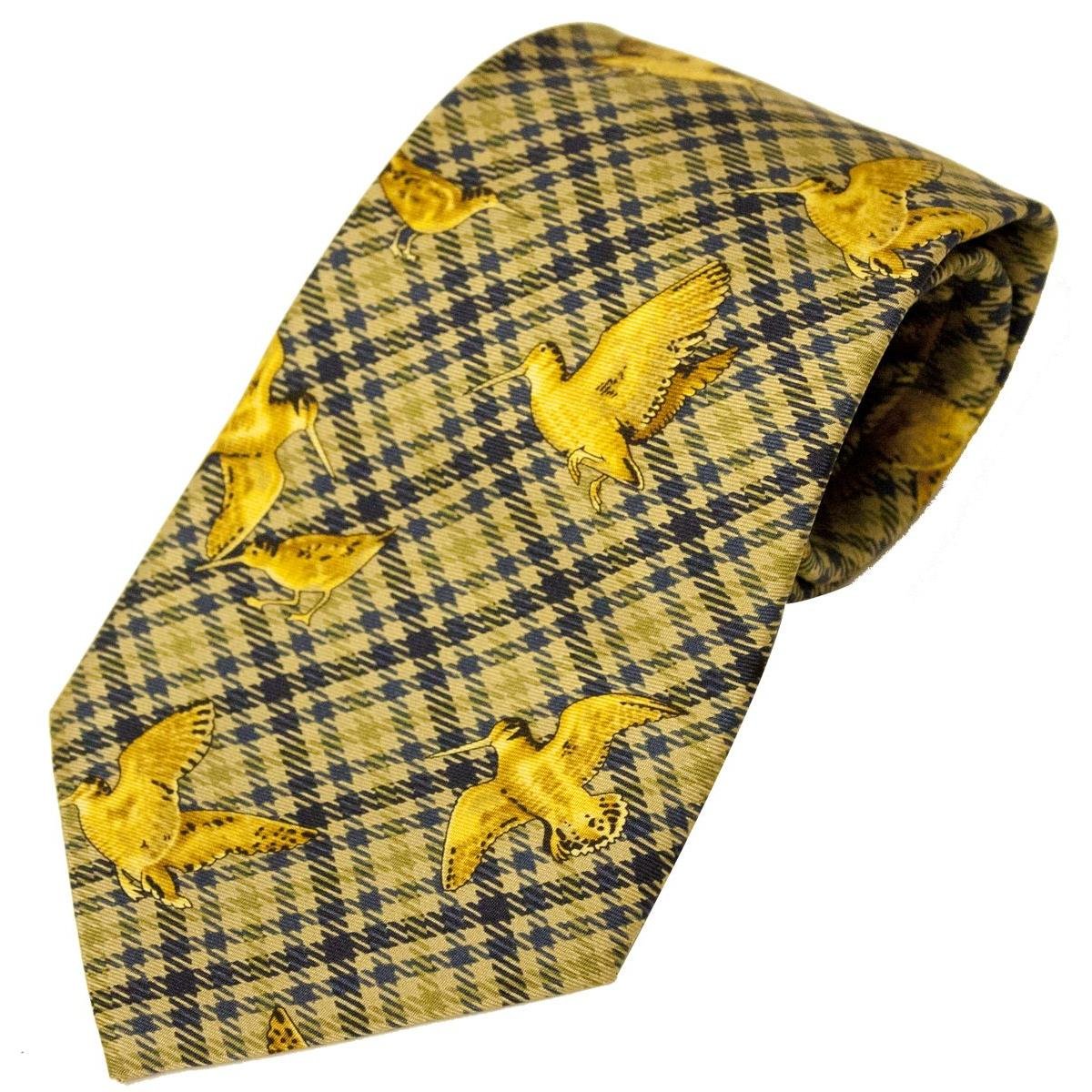 Bisley Tie - Green Woodcock Silk