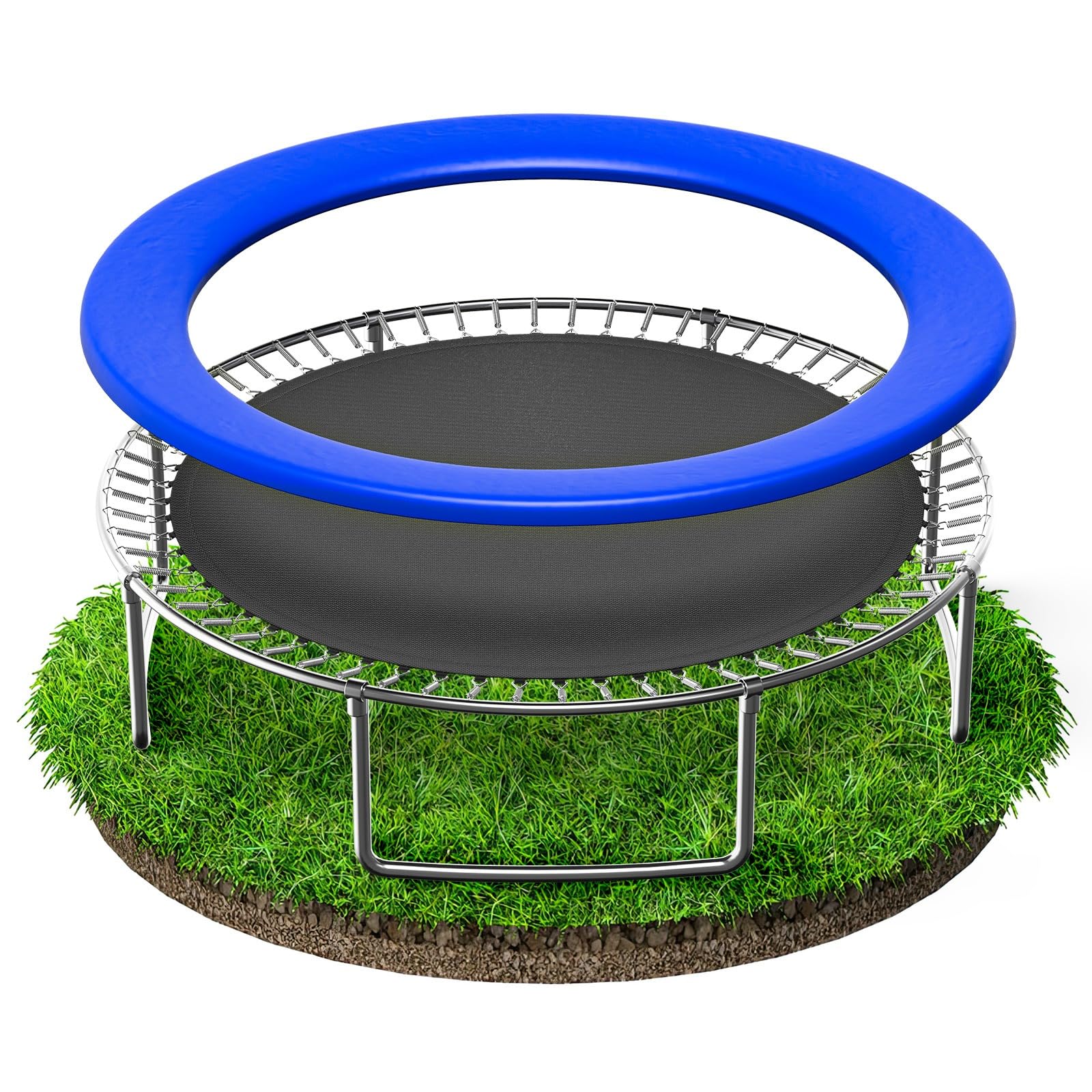 Ultrasport Randabdeckung für Gartentrampolin Randstärke ca.20mm 251-430cm Blau Blau 251cm