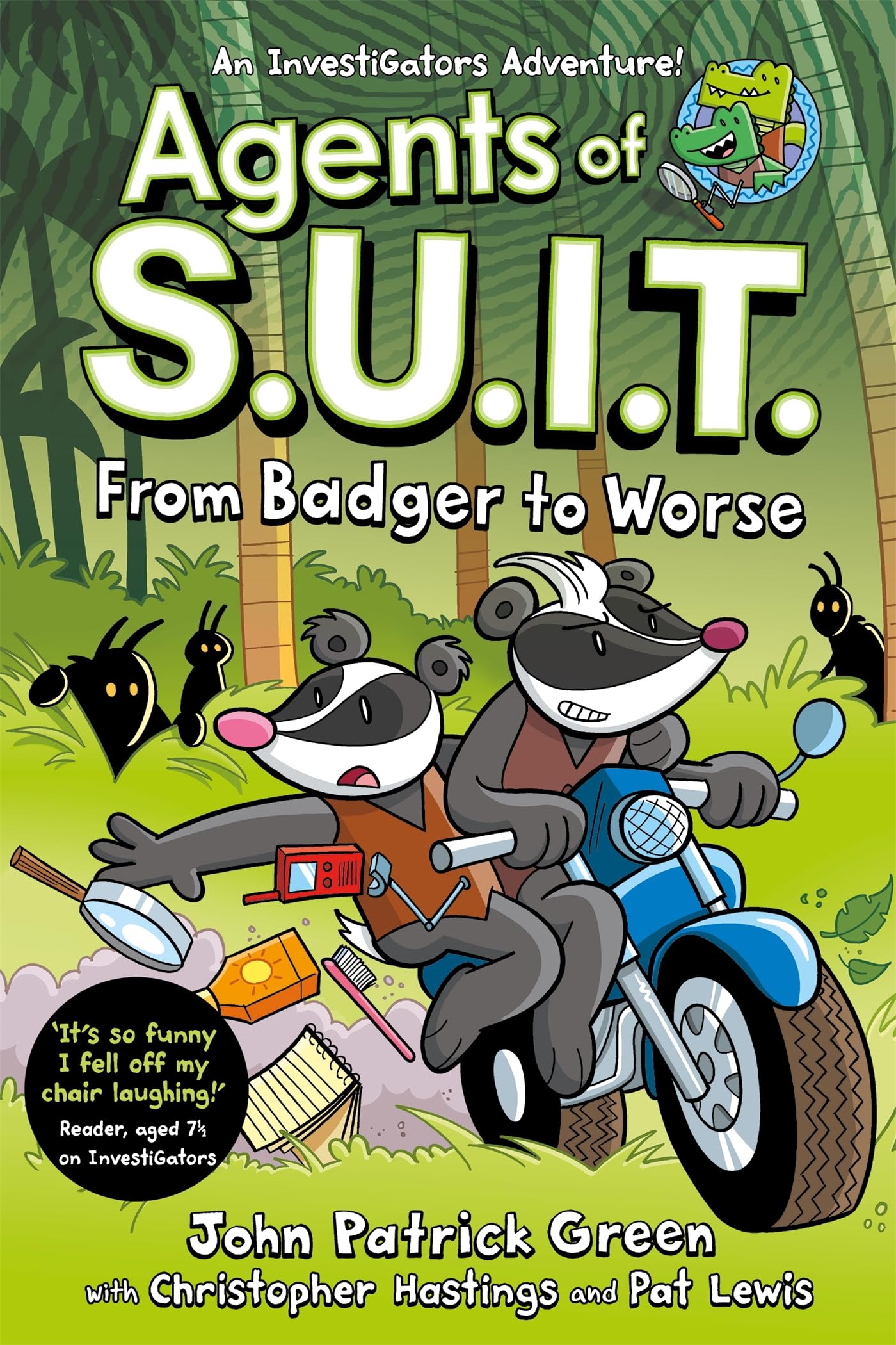 Agents of S.U.I.T.: From Badger to Worse: A Laugh-Out-Loud Comic Book Adventure!: 2 (Agents of S.U.I.T., 2) Paperback – 4 April 2024