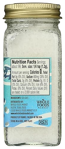 Miniatura 2 de Whole Foods Market, Condimento, Fleur de Sel, 4.20 Onzas