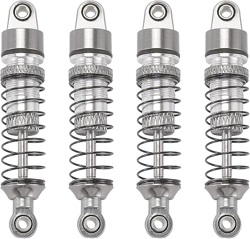 Kimapeso Aluminio 52MM RC Amortiguador de viaje largo ajustable Amortiguador roscado de aceite para TRX4M 118 RC Crawler Actualizaciones Accesorios