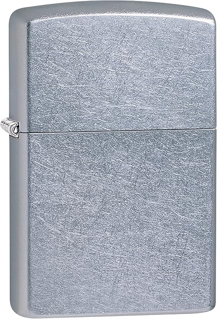Zippo Windproof Lighter | Metal Long Lasting Zippo Lighter | Best with Zippo Lighter Fluid | Refillable Lighter | Perfect for Cigarettes Cigars Candles |Pocket Lighter Starter | Classic Street Chrome