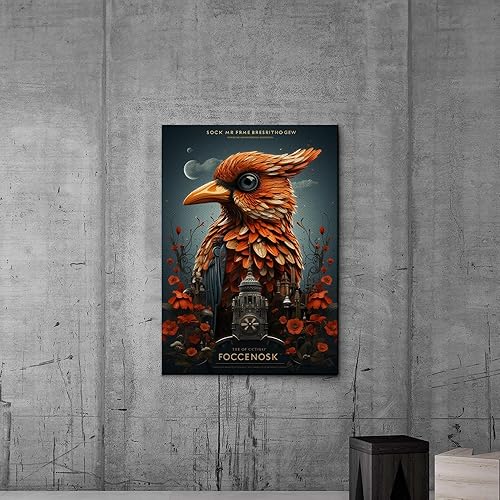 Nature Prints Wall Art Animals Poster large Highland Cow Vintage Canvas Artwork for Living Room Farmhouse Wall Decoration