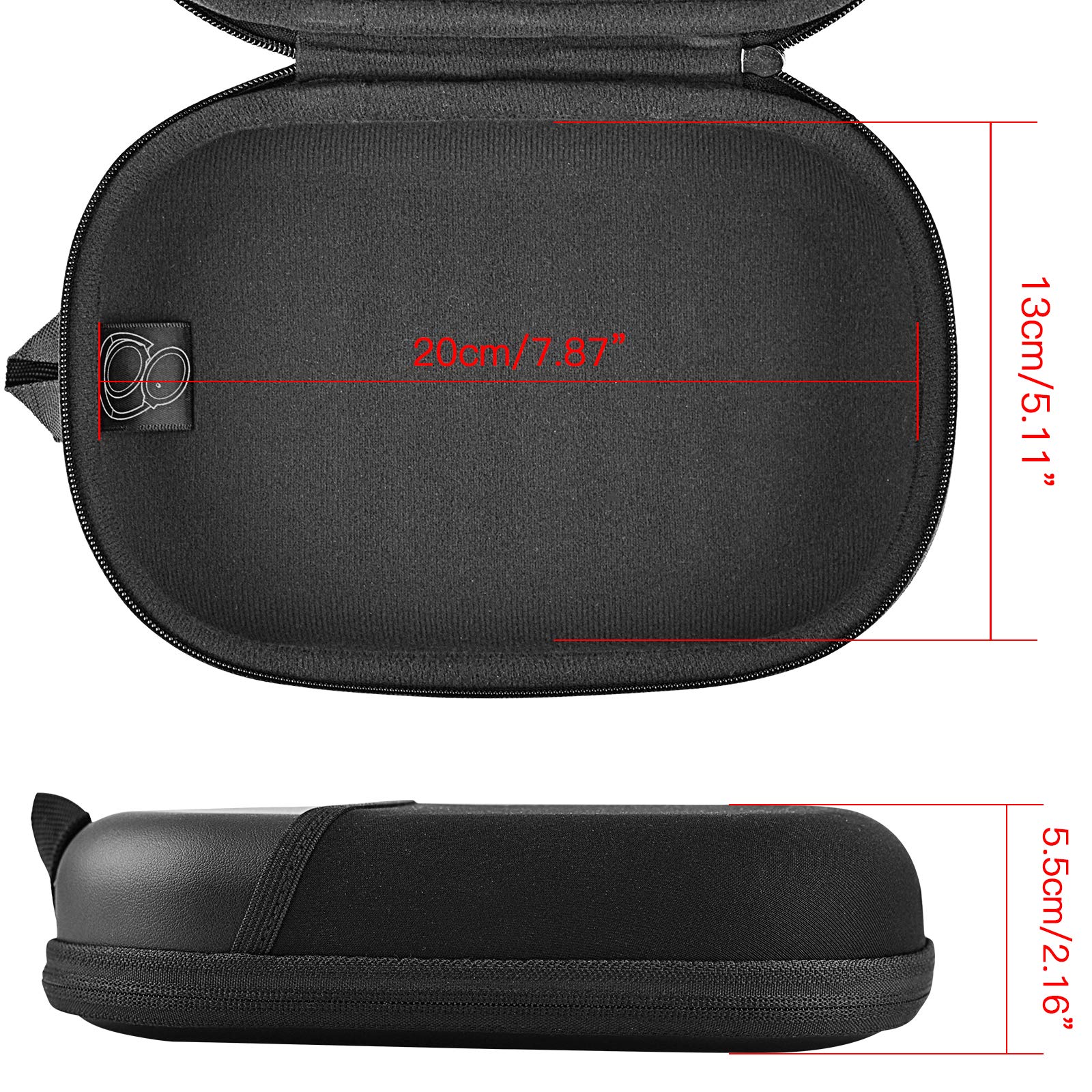 Custodia rigida QC35, Bose QuietComfort 35/25/15 Cuffie wireless Custodia di ricambio per cuffie da viaggio impermeabile