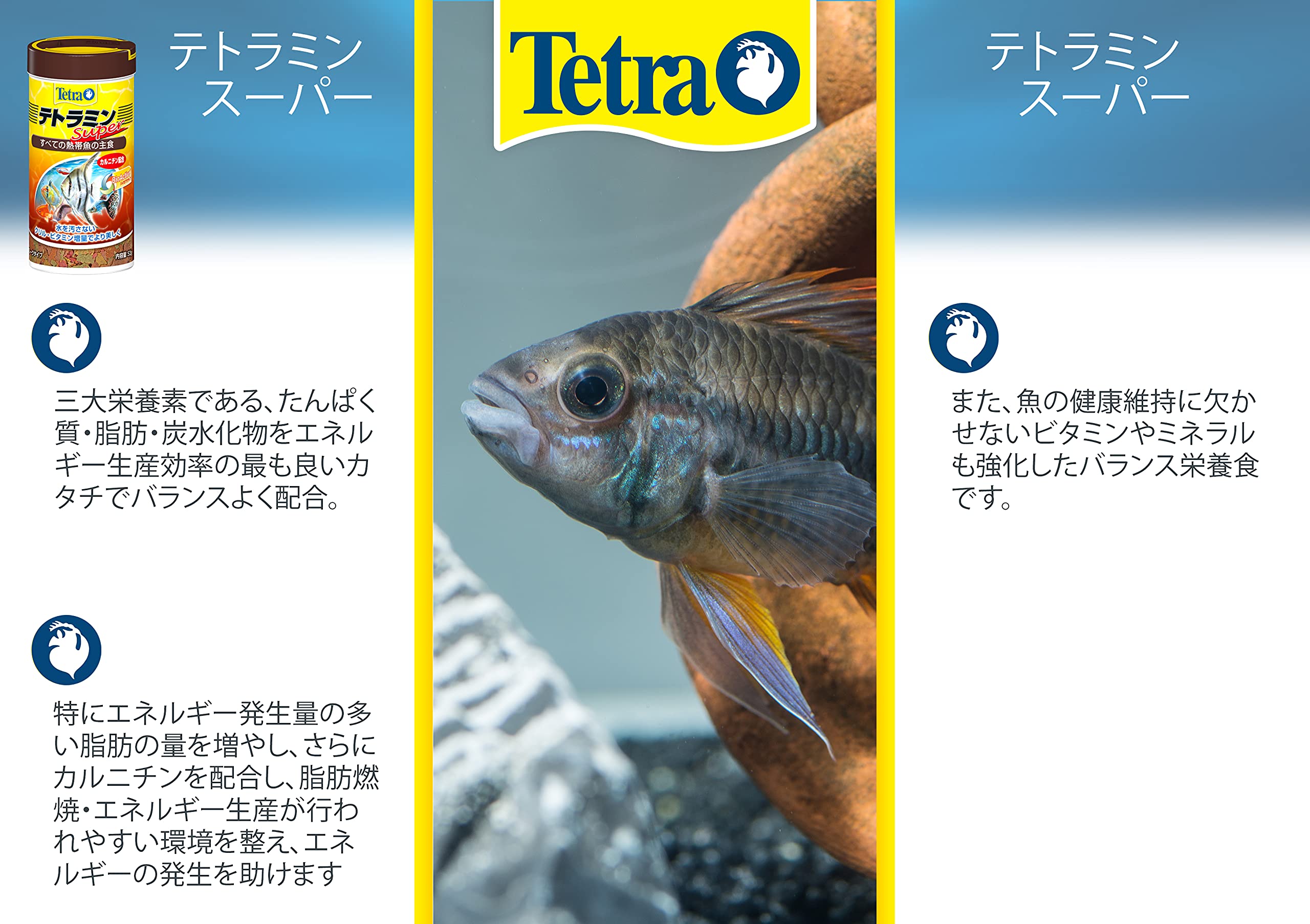 Amazon | テトラ (Tetra) テトラミンスーパー 52g 水を汚さずキレイを