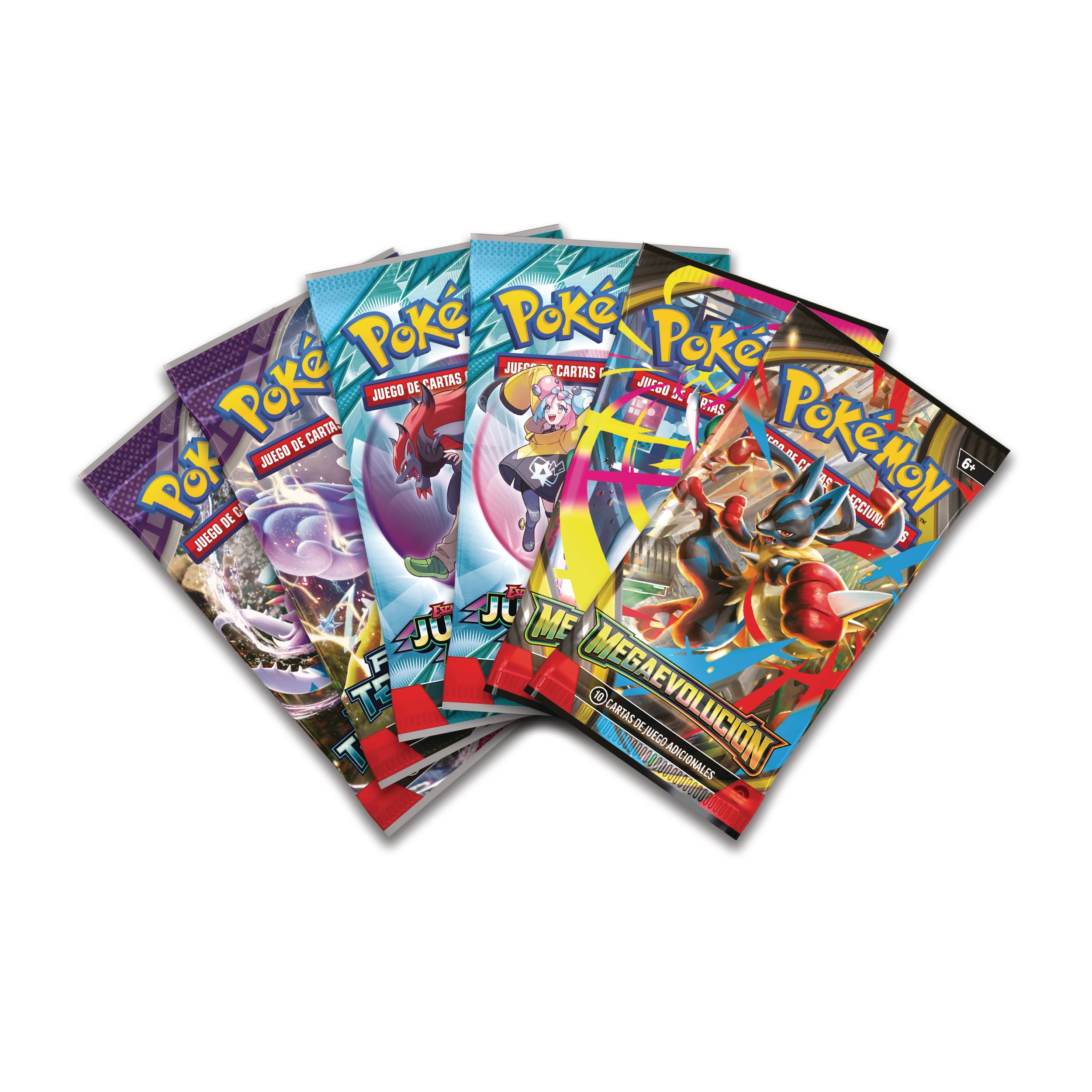 Pokémon: JCC Pokémon Mega-Gardevoir und Mega-Sammelkartenspiel (3 holografische Karten, 6 Boosterpacks und vieles mehr)