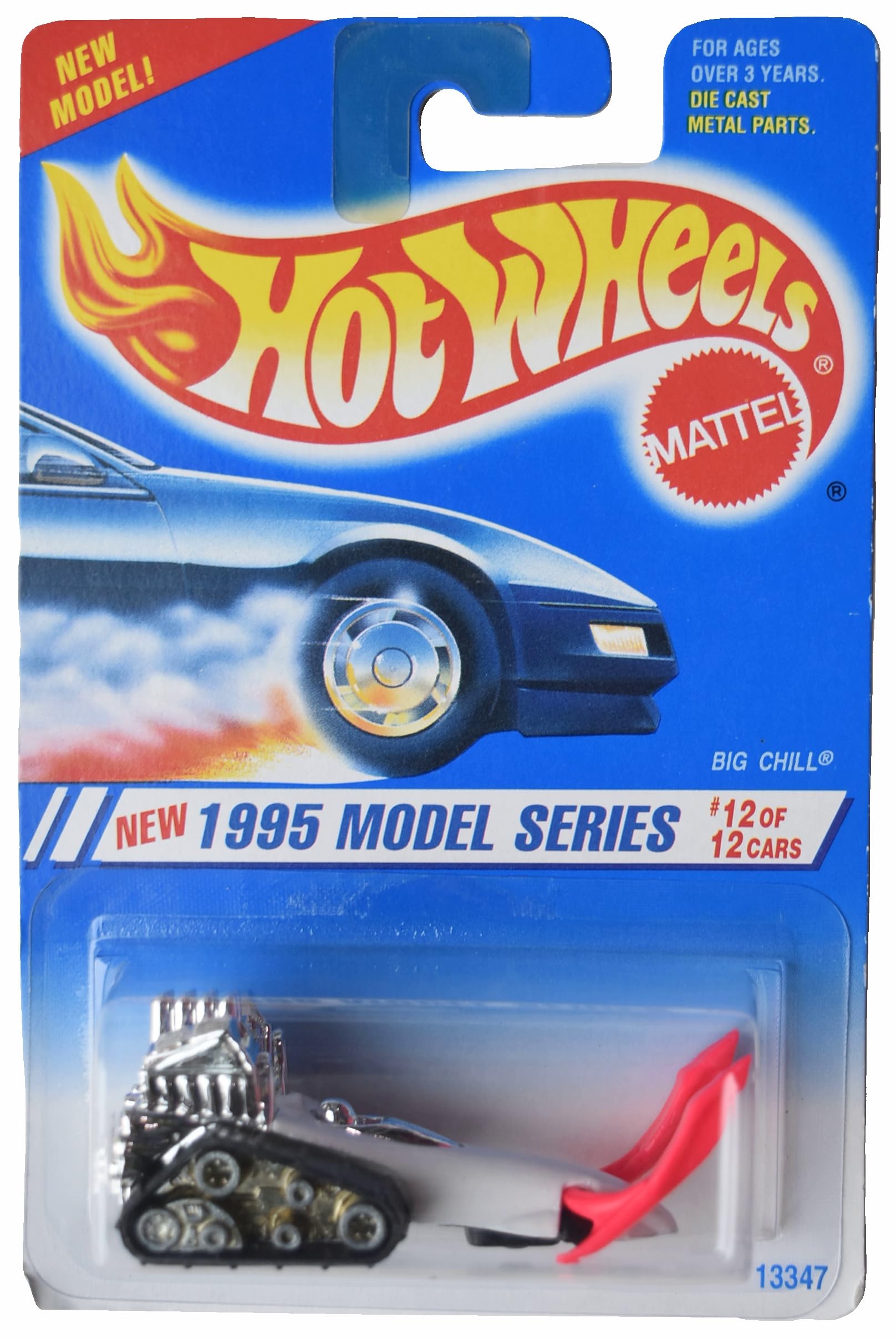 Hot Wheels Big Chill, 1995 Model Series 12/12 [White]