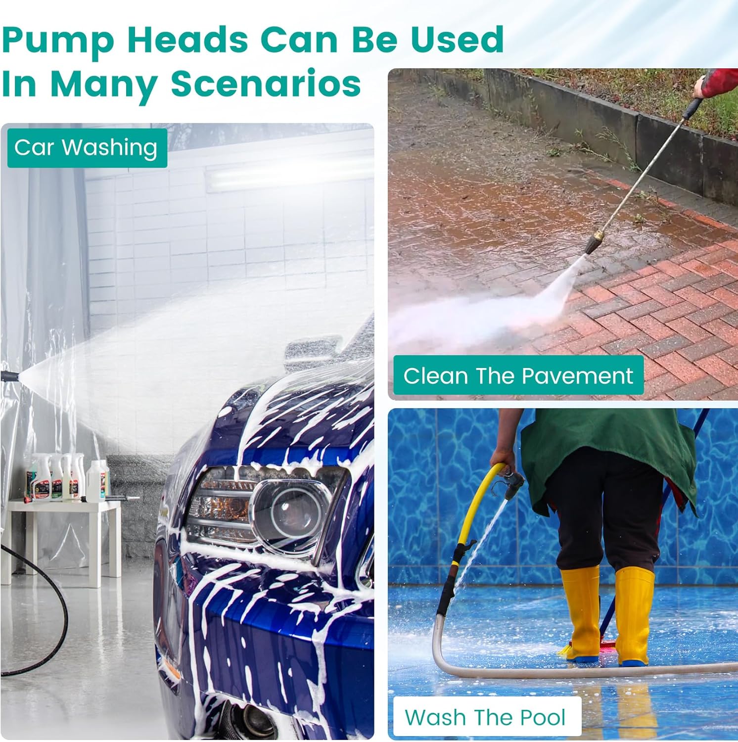 Pressure Washer Pump Head Assembly AR42518,Compatible with Troy Bilt SRMW Pumps SRMW2.2G26/RMW2.2G24,RMW2G20 RMW2G23B RMW2.2G20D SRMW2.2G26 RMW2G24 RMW2G25，Pressure Washer Pump Head AR43061 AR42940