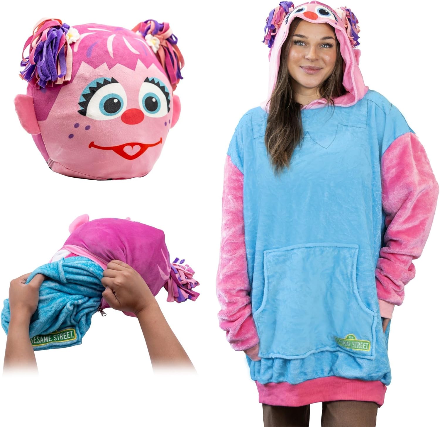 プラシブル セサミストリート Snugible ウェアラブルブランケット