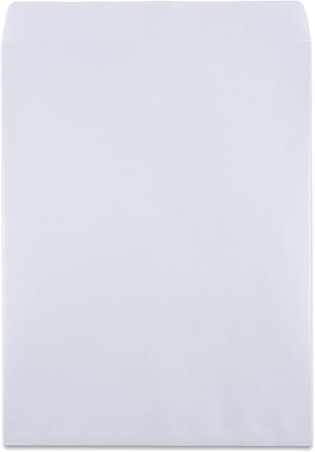 Miniatura 3 de Aimoh (38100) 100 sobres de catalogo blancos 9 x 12 con cerramiento adhesivo ultrafuerte 28LB para catálogos, fotos, cartas y documento de correo, 9