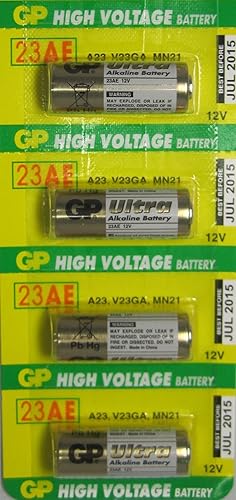 4 baterías alcalinas GP 23A 12V