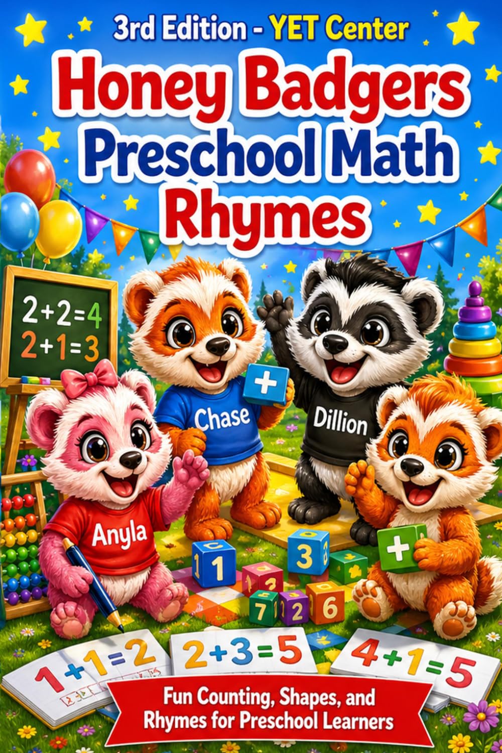 Honey Badgers Preschool Math Rhymes 3rd Edition