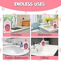 Vista 6 de SIMPLE PLEASURES Recambios de jabón de manos de alta calidad, aroma a flor de cerezo, botella de 7.9 onzas con recambio Jumbo de 59 onzas, aprobado