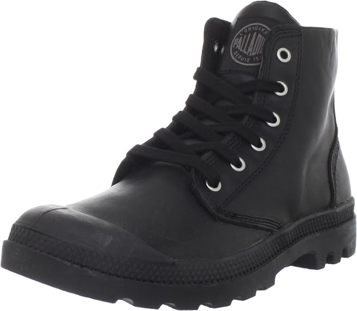Amazon.com: Palladium Pampa Hi Botas de combate de cuero para hombre :  Ropa, Zapatos y Joyería