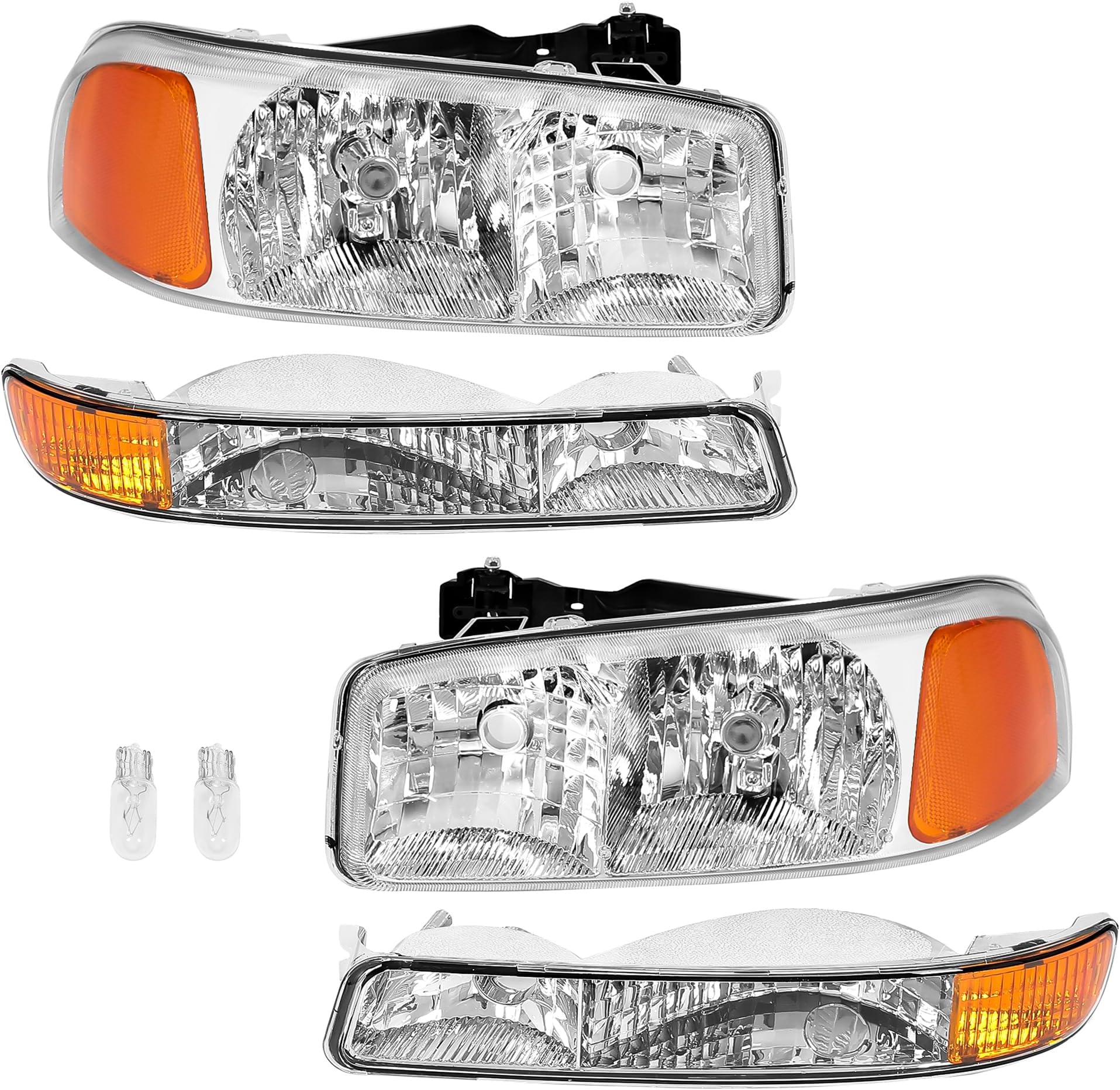 2005 Gmc Sierra 1500 Front Bumper Pair Of Fog Lights For 2003-2006 GMC Sierra 1500/2500/3500 Pickup Trucks 2006 Gmc Sierra Lights - Foto 7