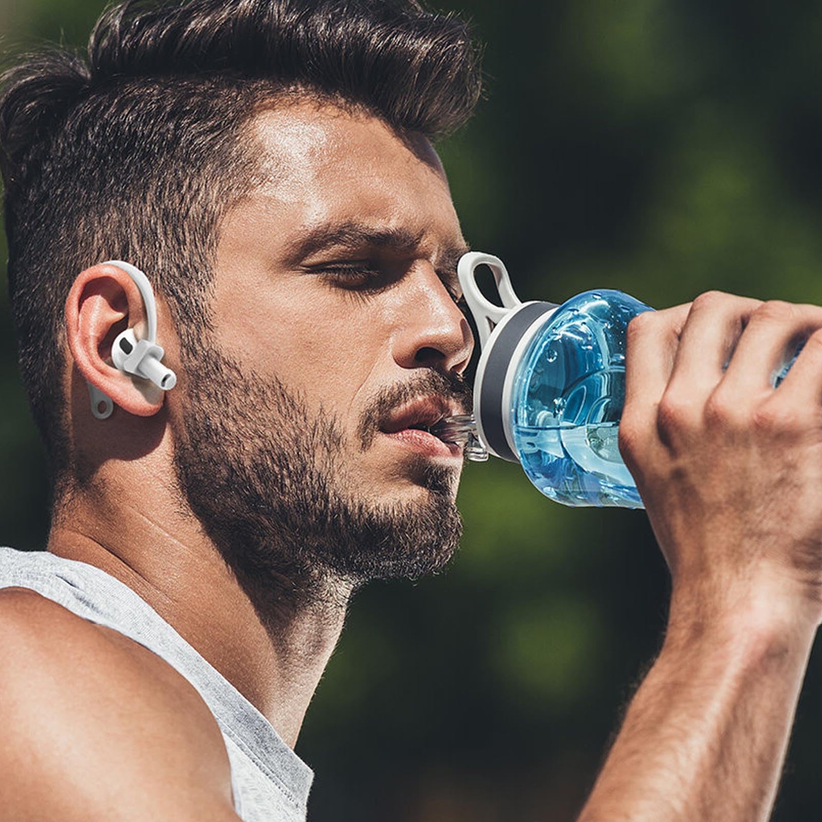 GWAWG 3 Coppie Earhooks Anti-Perso Porta Auricolari, Uso per Airpod e Sport In Esecuzione