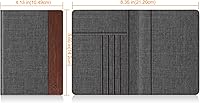 Vista 76 de FINTIE Soporte para pasaporte, cartera de viaje delgada con bloqueo RFID, funda protectora para pasaporte, esencial con ranuras para tarjetas